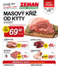 ZEMAN maso - uzeniny leták