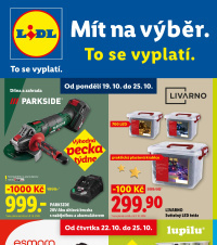Akční leták Lidl  - Nabídka spotřebního zboží