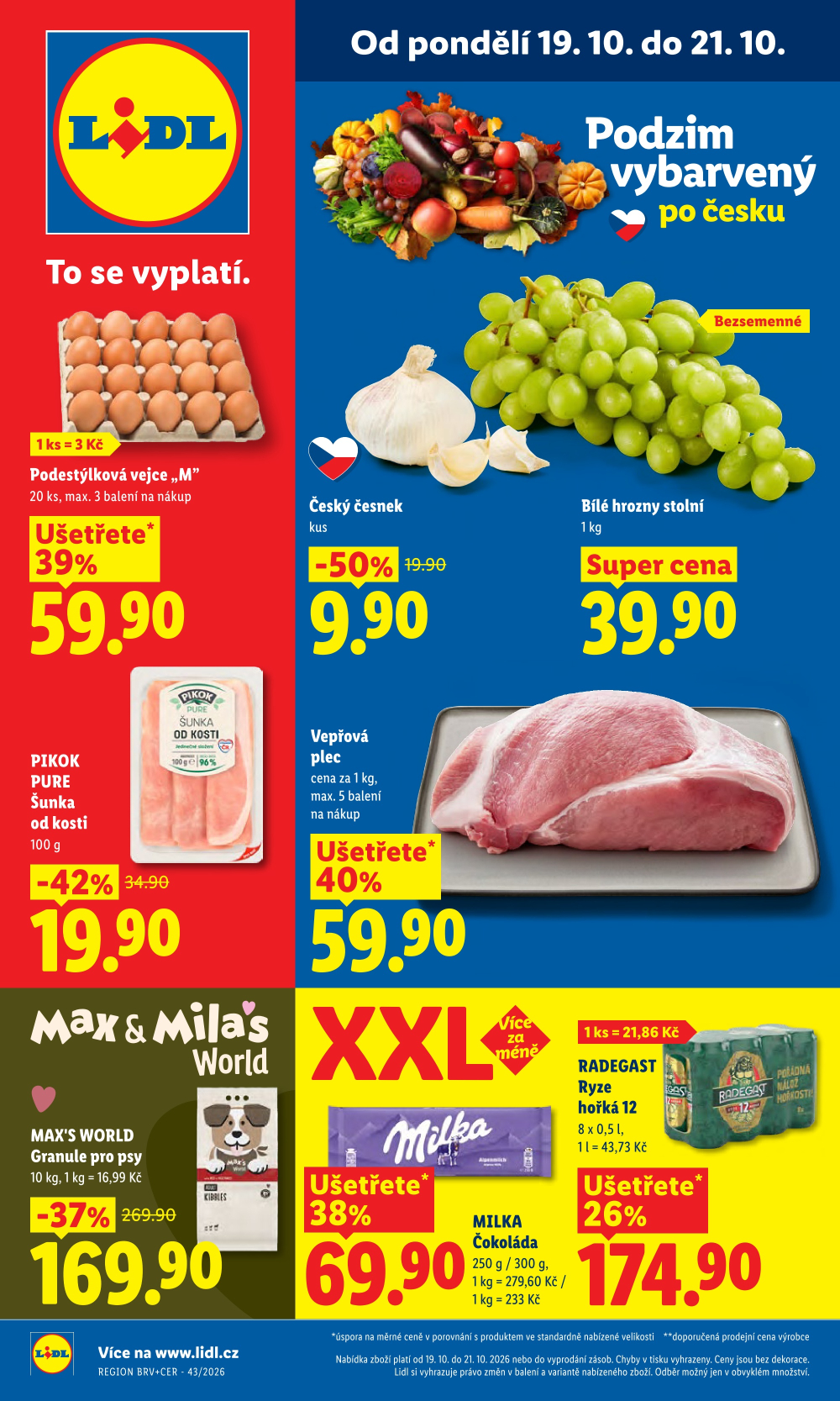 Leták Lidl leták od pondělí - strana 1