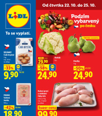 Akční leták Lidl  od čtvrtka