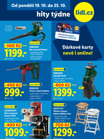 Lidl - shop.cz leták - hity týdne