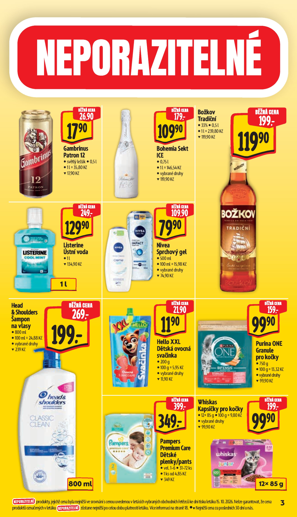 Leták Albert Supermarket leták - Příbor, Smetanova a Šumperk, Temenická - strana 11