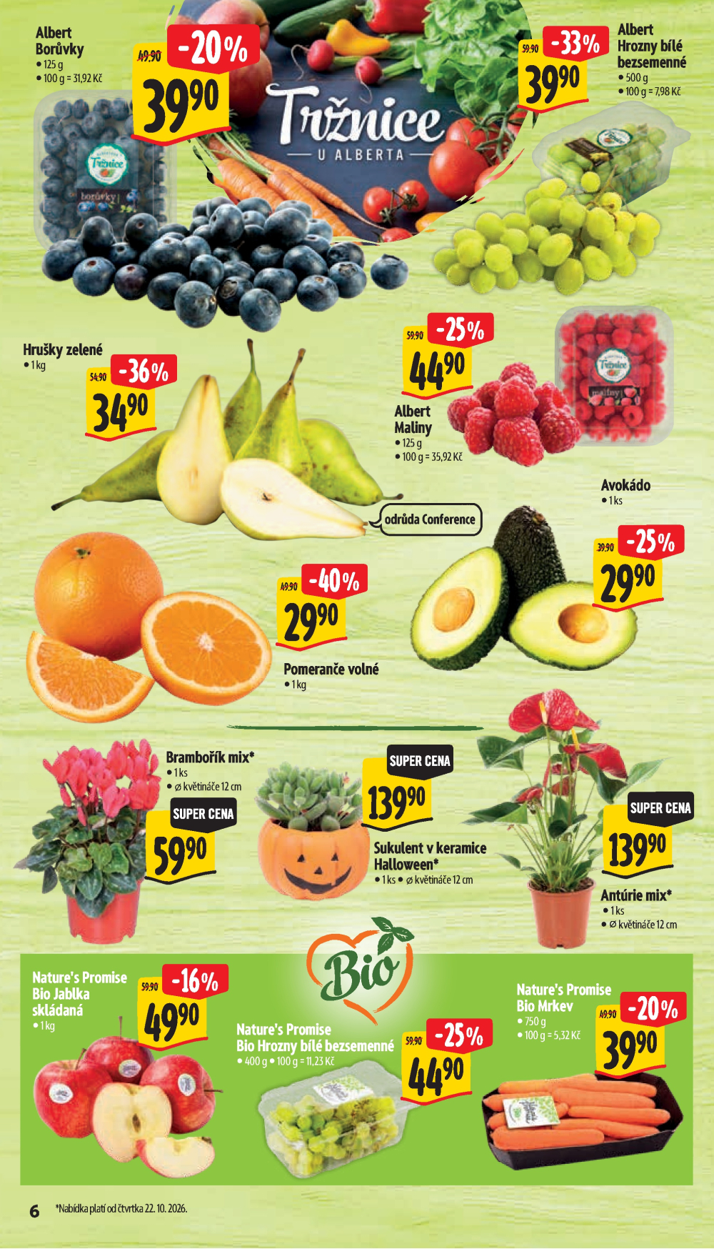 Leták Albert Supermarket leták - Příbor, Smetanova a Šumperk, Temenická - strana 16