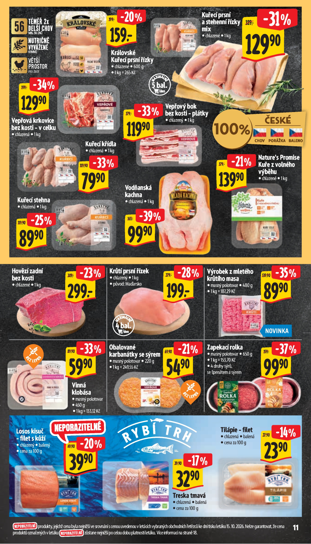 Leták Albert Supermarket leták - Příbor, Smetanova a Šumperk, Temenická - strana 23
