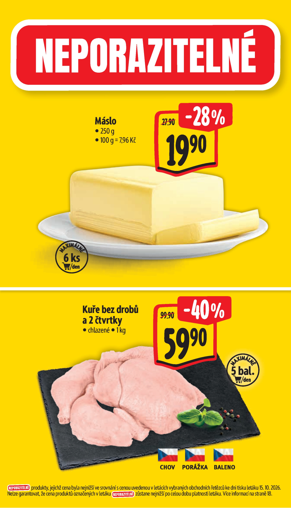 Leták Albert Supermarket leták - Příbor, Smetanova a Šumperk, Temenická - strana 2