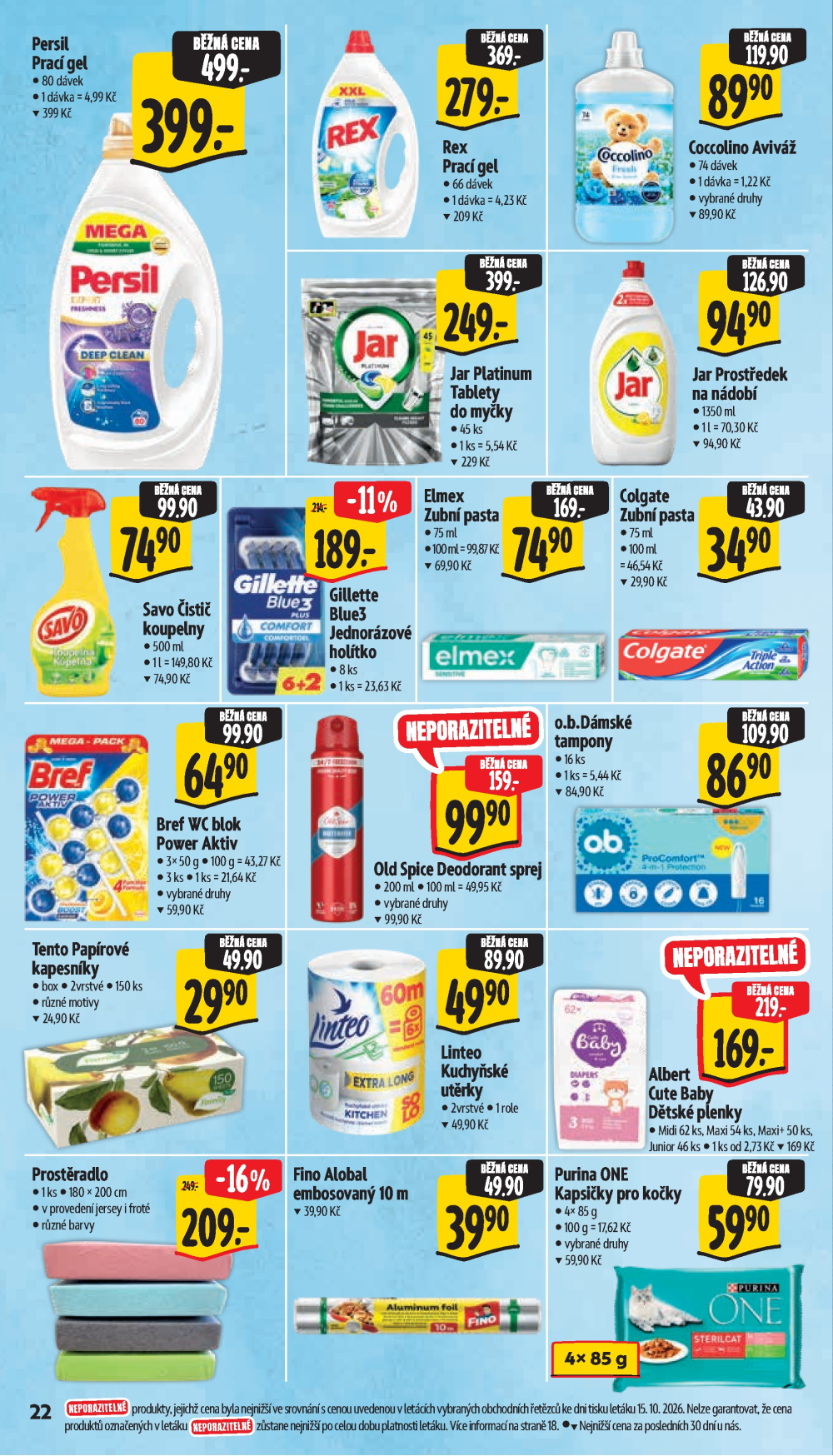 Leták Albert Supermarket leták - Příbor, Smetanova a Šumperk, Temenická - strana 34