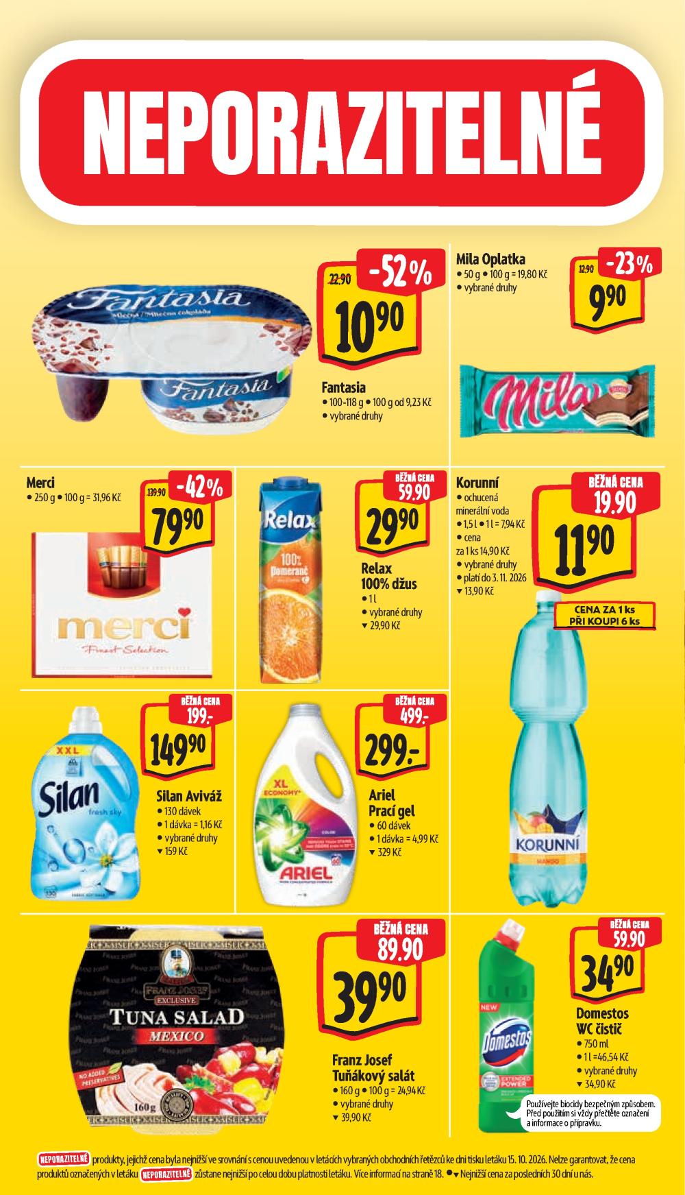 Leták Albert Supermarket leták - Příbor, Smetanova a Šumperk, Temenická - strana 8