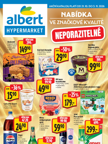 Albert Hypermarket - Nabídka ve značkové kvalitě