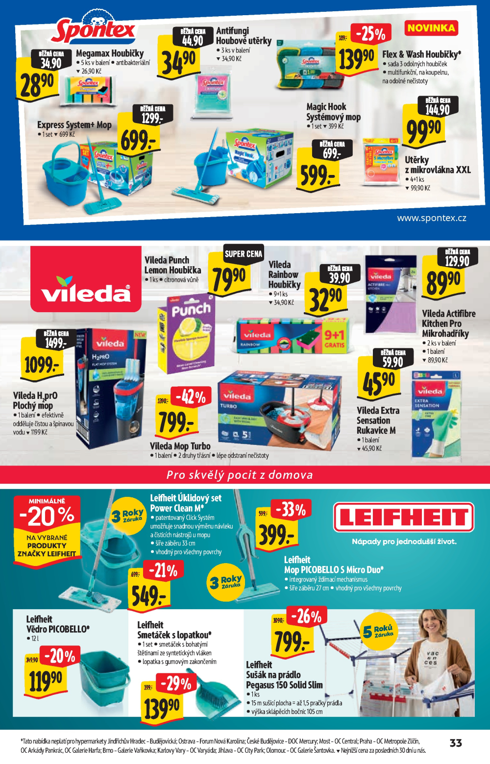 Leták Albert Hypermarket - Nabídka ve značkové kvalitě - strana 33
