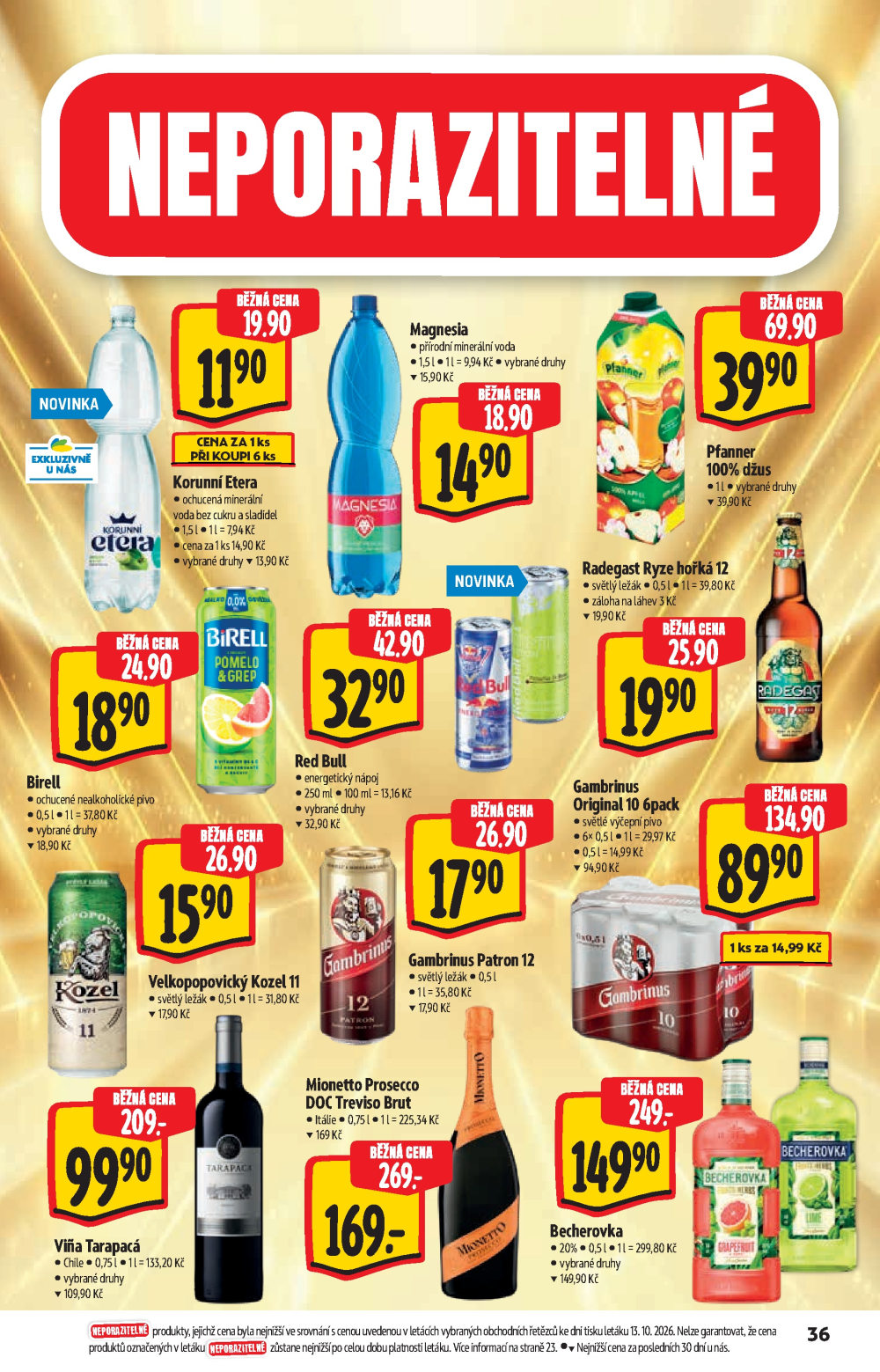 Leták Albert Hypermarket - Nabídka ve značkové kvalitě - strana 36