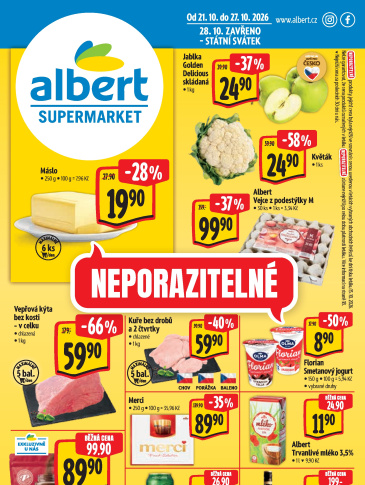 Albert Supermarket leták