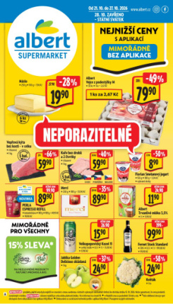 Albert Supermarket leták