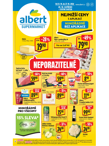 Albert Supermarket leták