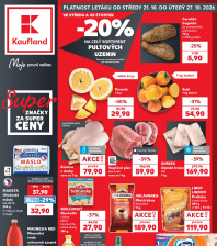 Akční leták Kaufland  Praha 6 - Podbaba