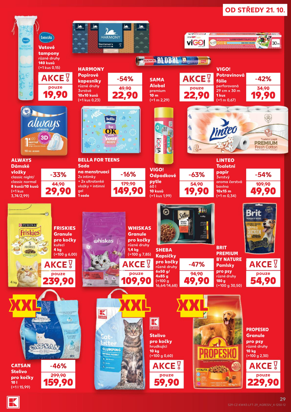 Leták Kaufland leták Praha 6 - Podbaba - strana 29