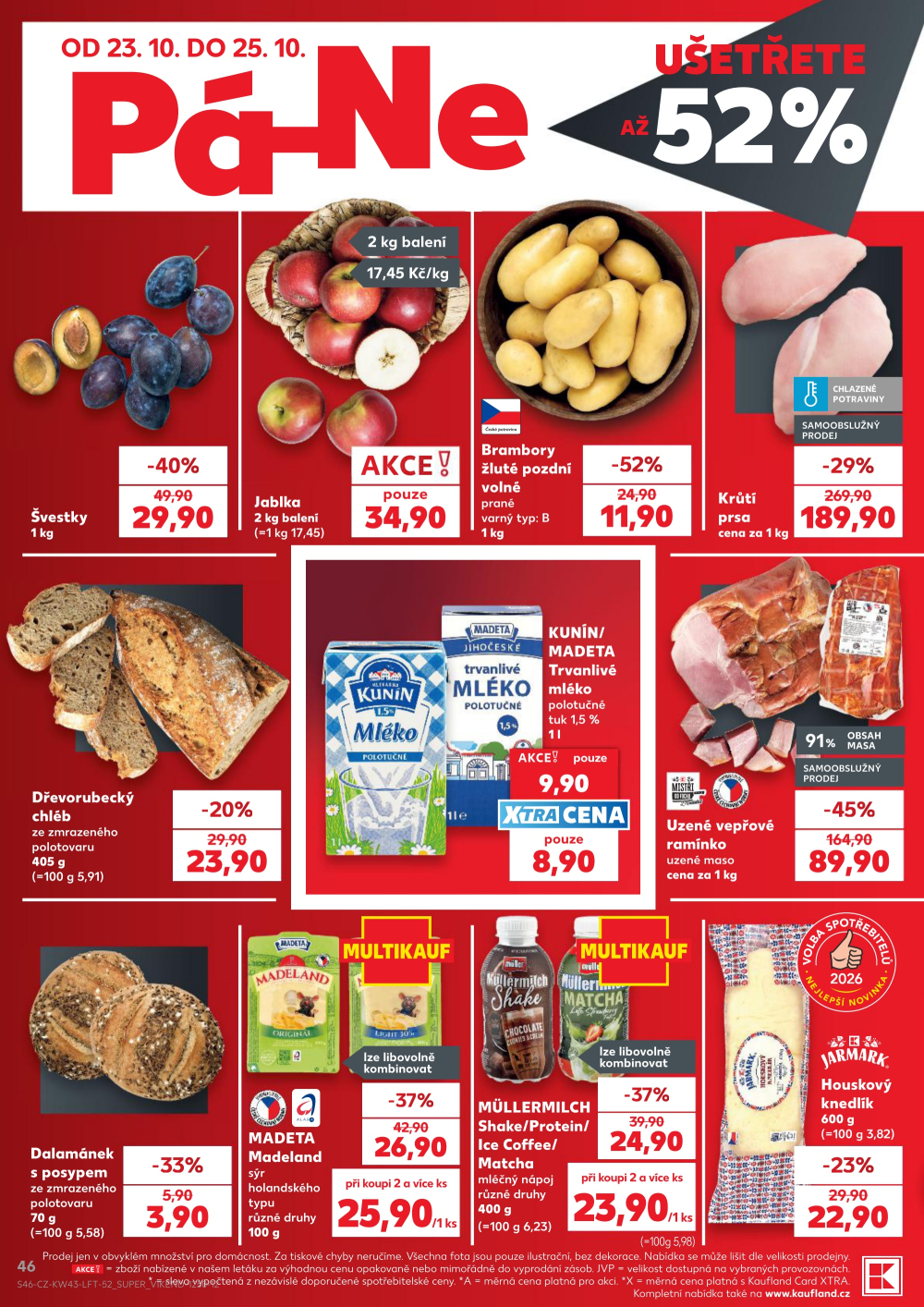 Leták Kaufland leták Praha 6 - Podbaba - strana 46
