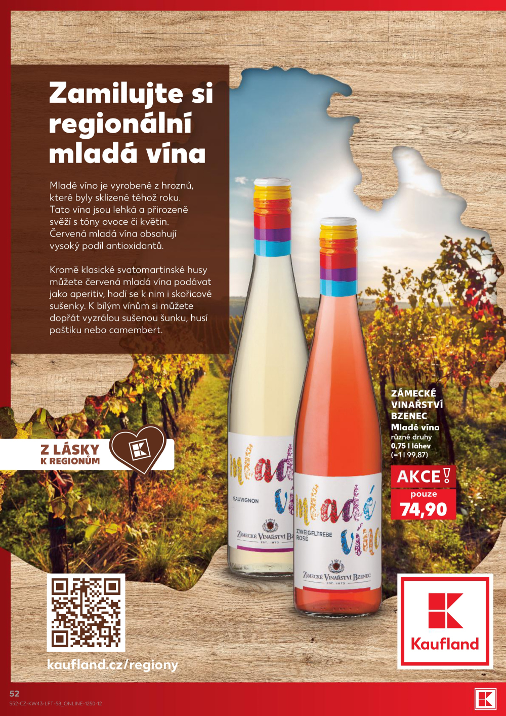 Leták Kaufland leták Praha 6 - Podbaba - strana 52