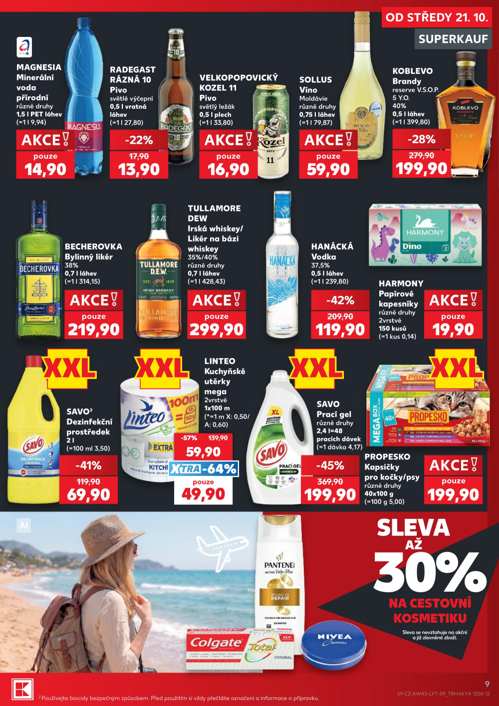 Leták Kaufland leták Praha 6 - Podbaba - strana 9