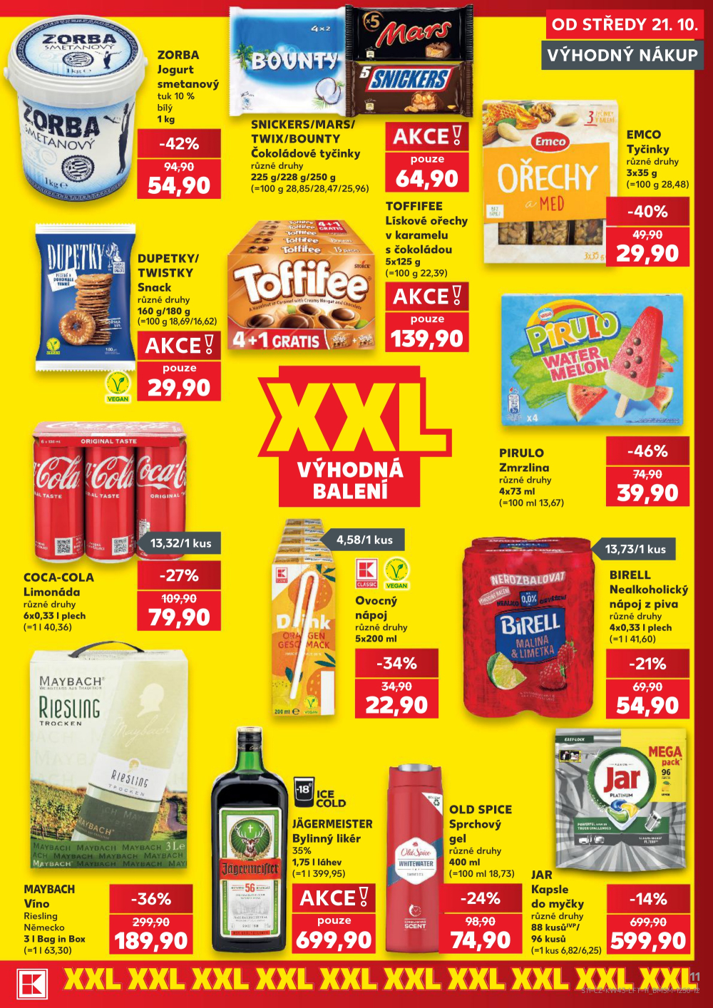Leták Kaufland leták Praha 3 - Jarov - strana 11