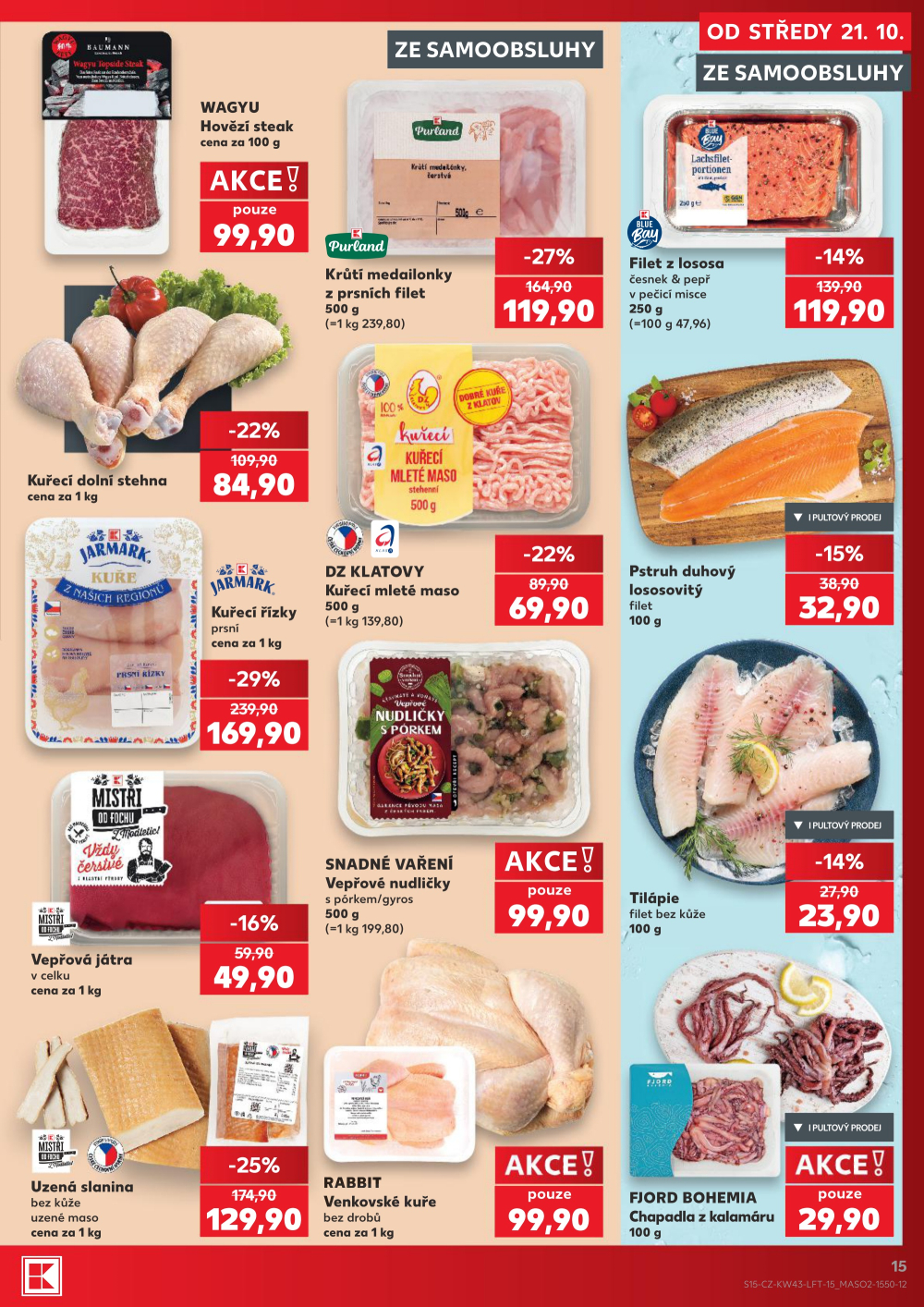 Leták Kaufland leták Praha 3 - Jarov - strana 15