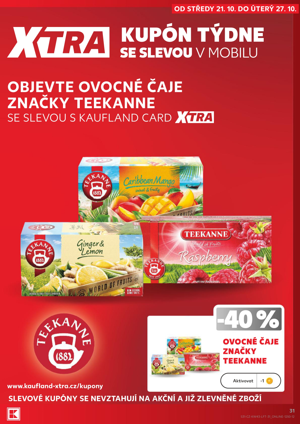 Leták Kaufland leták Praha 3 - Jarov - strana 31