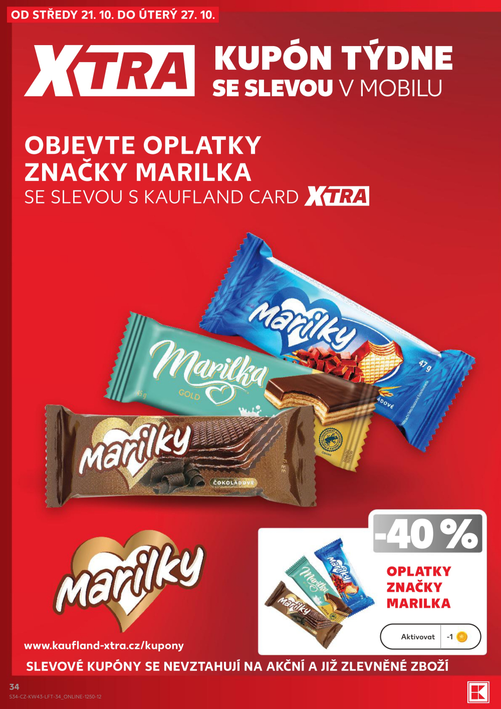 Leták Kaufland leták Praha 3 - Jarov - strana 34