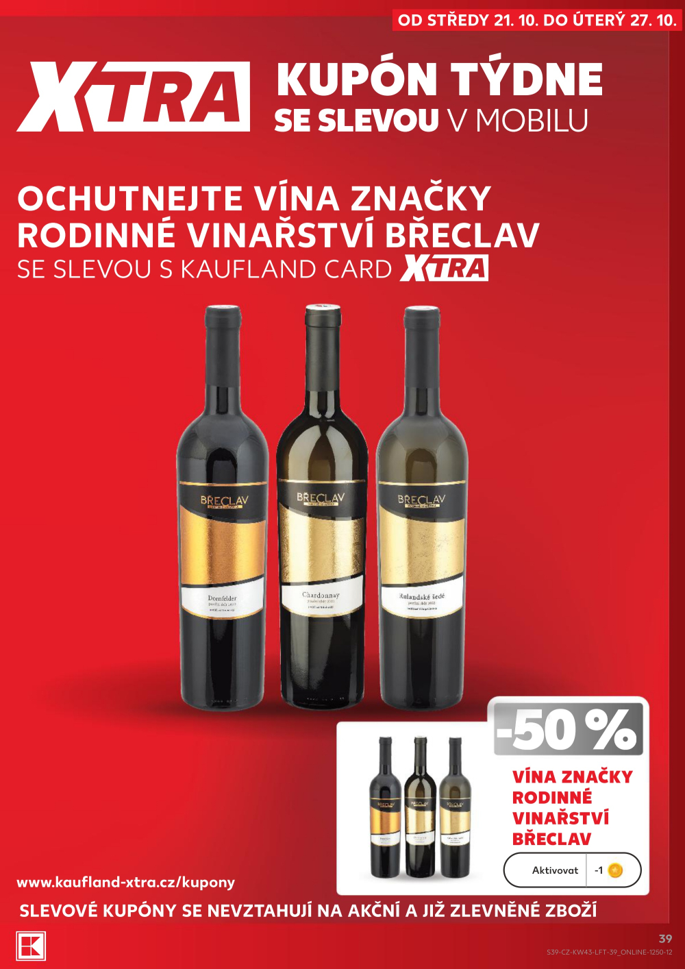 Leták Kaufland leták Praha 3 - Jarov - strana 39