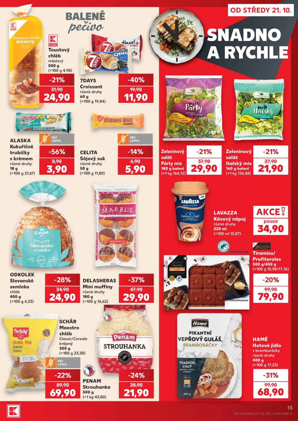 Leták Kaufland leták Praha 4 - Modřany - strana 13