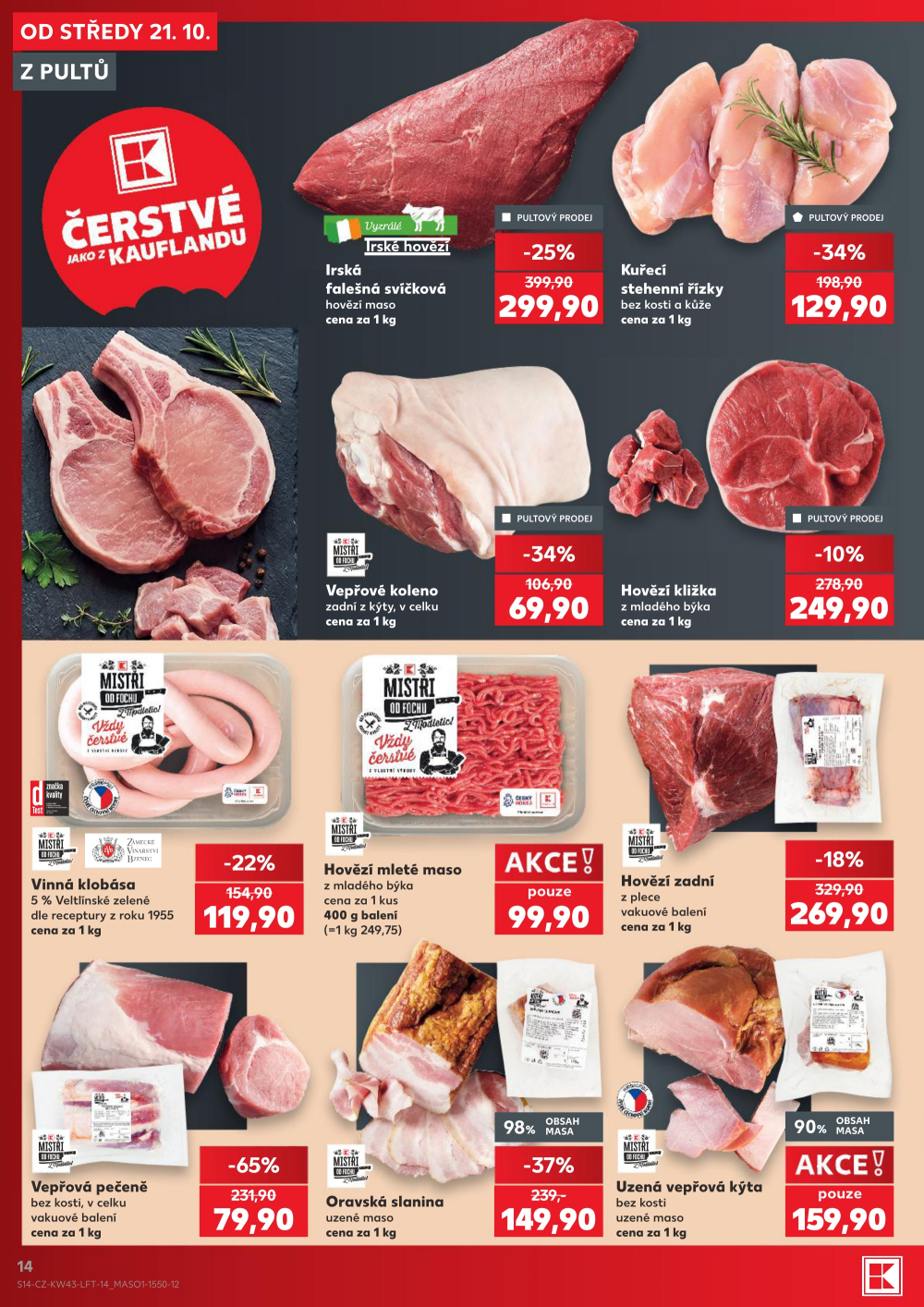 Leták Kaufland leták Praha 4 - Modřany - strana 14
