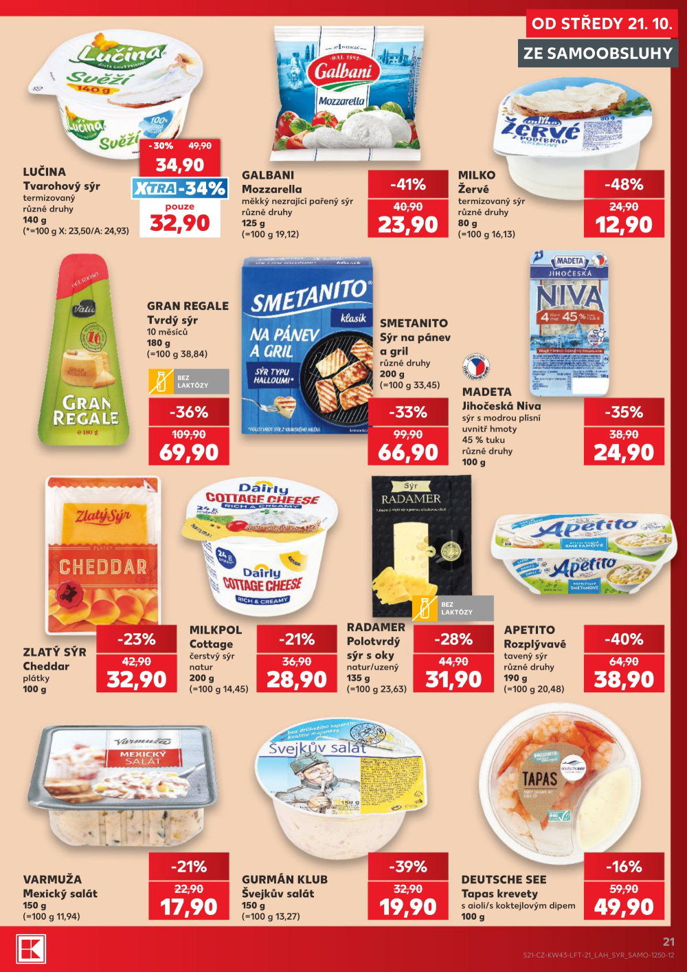 Leták Kaufland leták Praha 4 - Modřany - strana 21