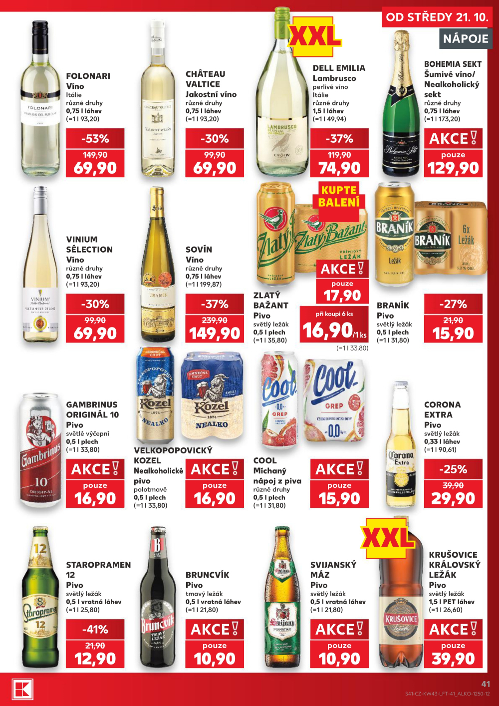 Leták Kaufland leták Praha 4 - Modřany - strana 41