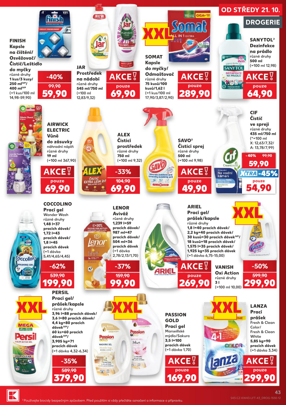 Leták Kaufland leták Praha 4 - Modřany - strana 43