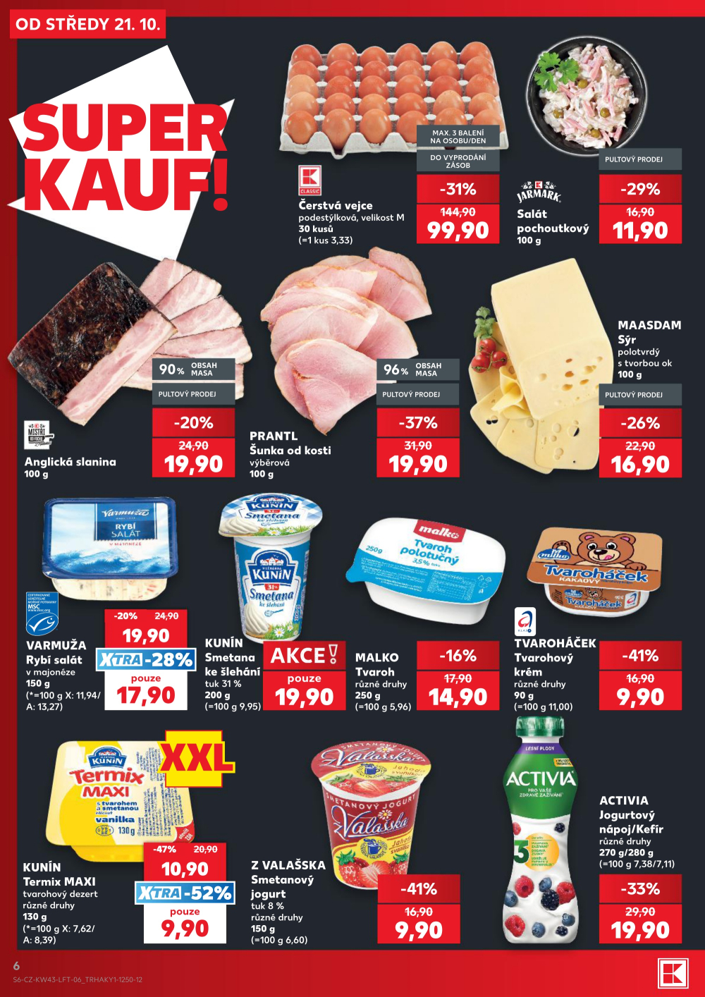 Leták Kaufland leták Praha 4 - Modřany - strana 6