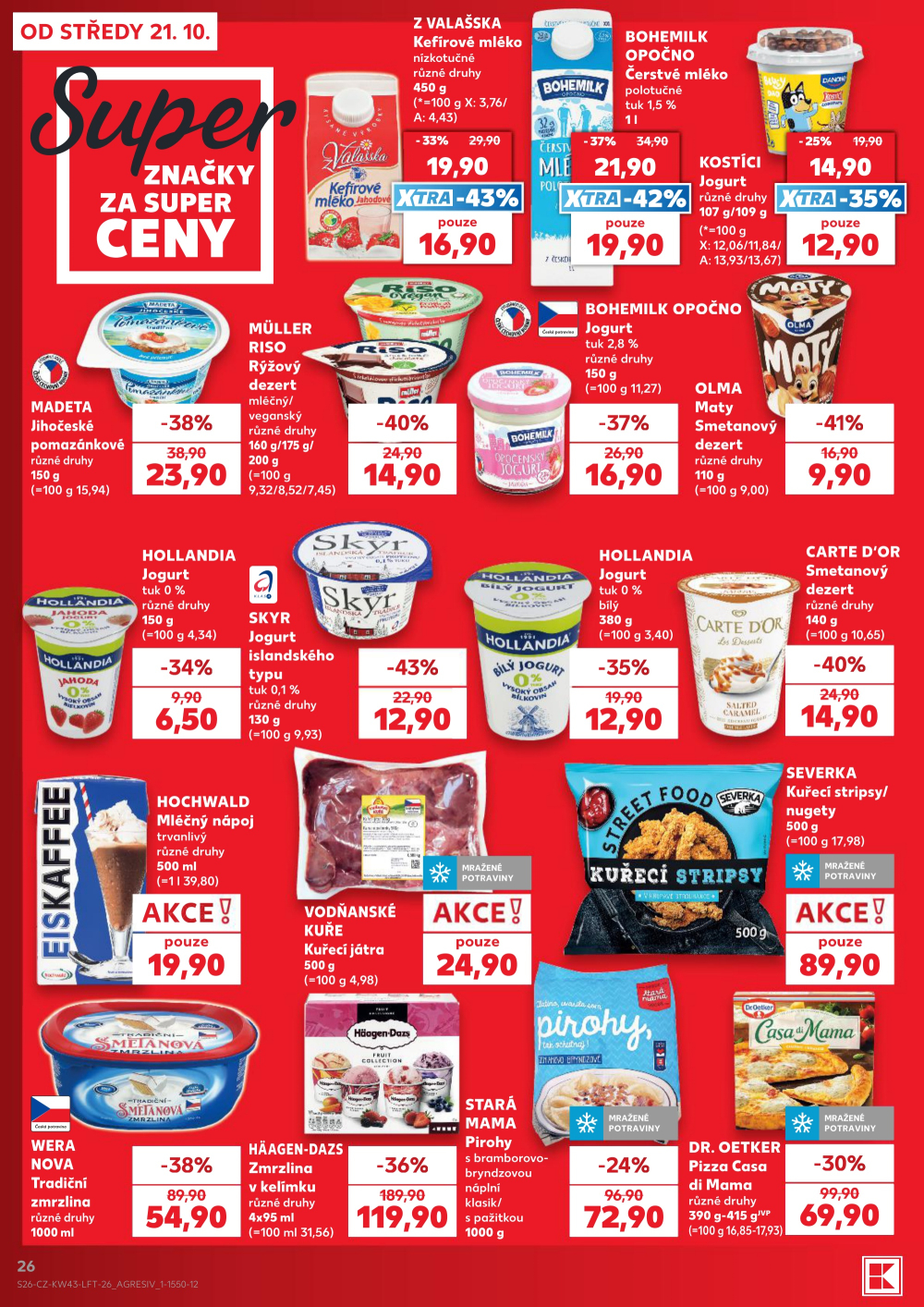 Leták Kaufland leták Praha 4 - Michle - strana 26