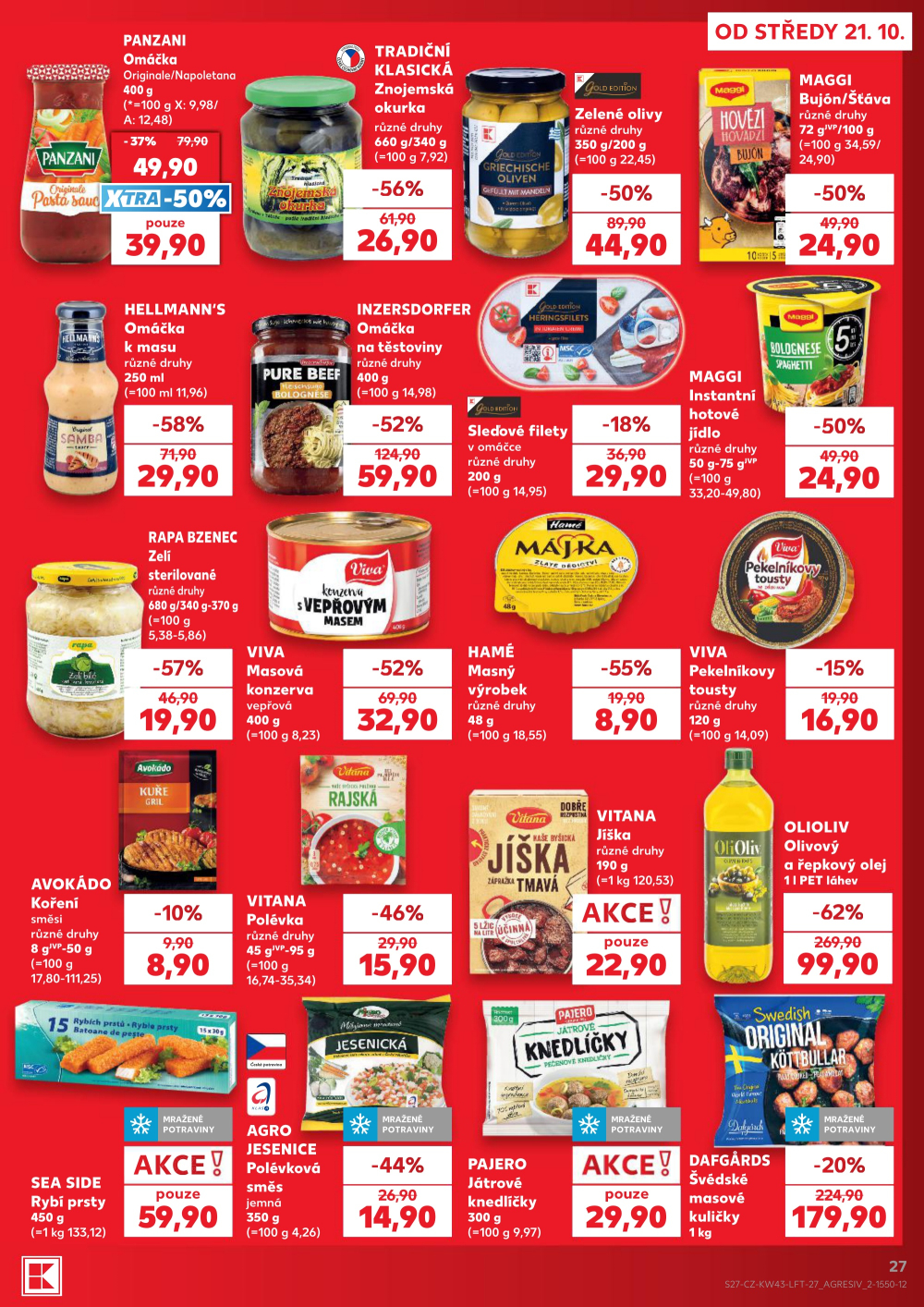 Leták Kaufland leták Praha 4 - Michle - strana 27