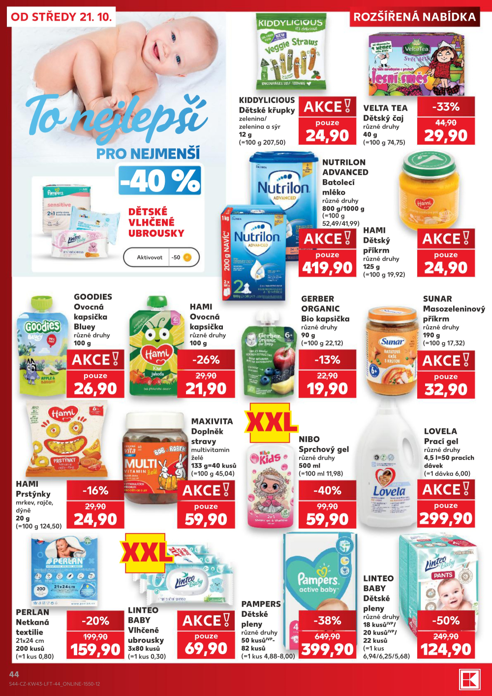 Leták Kaufland leták Praha 4 - Michle - strana 44