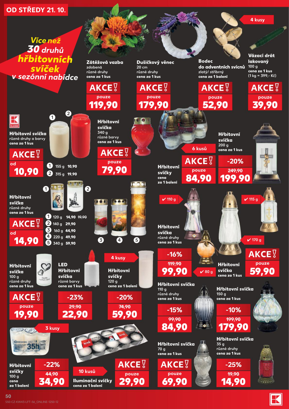 Leták Kaufland leták Praha 4 - Michle - strana 50