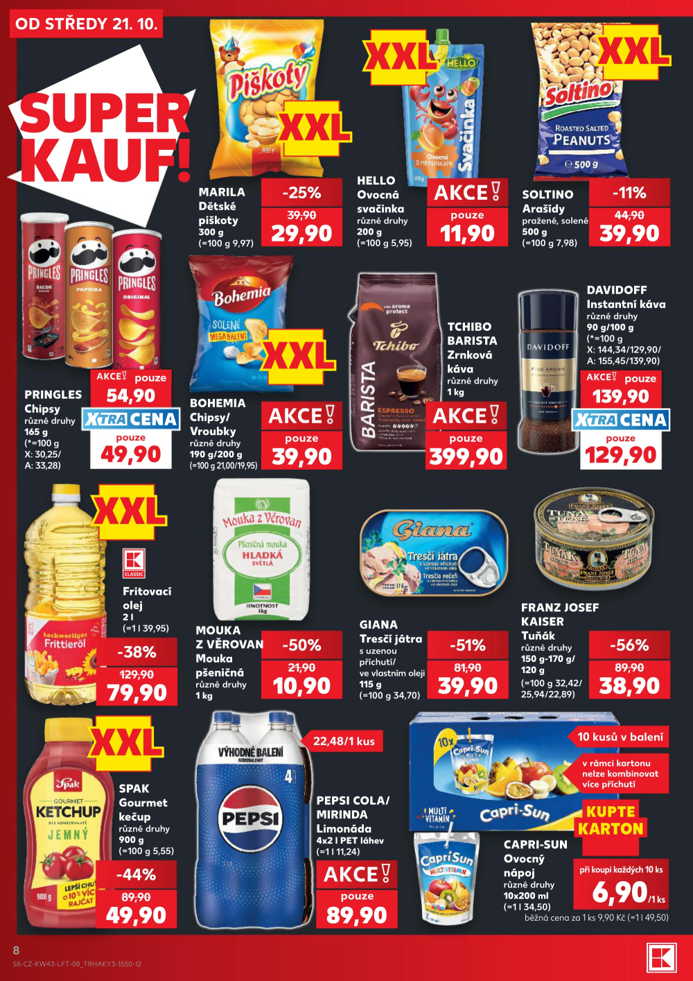 Leták Kaufland leták Praha 4 - Michle - strana 8