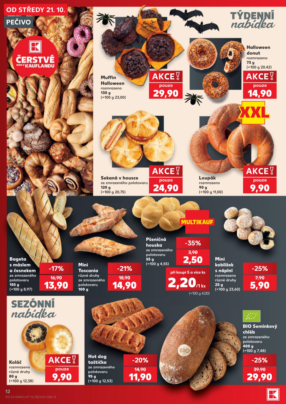 Leták Kaufland leták Praha 8 - Libeň - strana 12