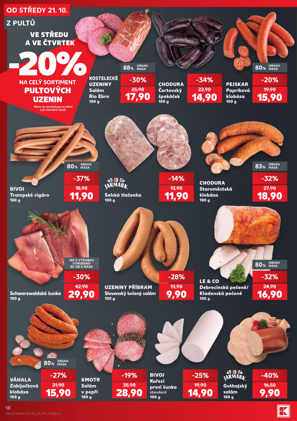 Leták Kaufland leták Praha 8 - Libeň - strana 18