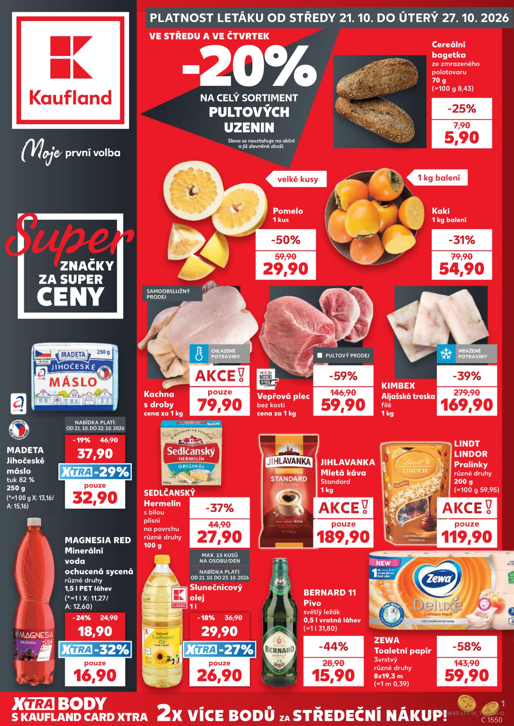 Leták Kaufland leták Praha 8 - Libeň - strana 1