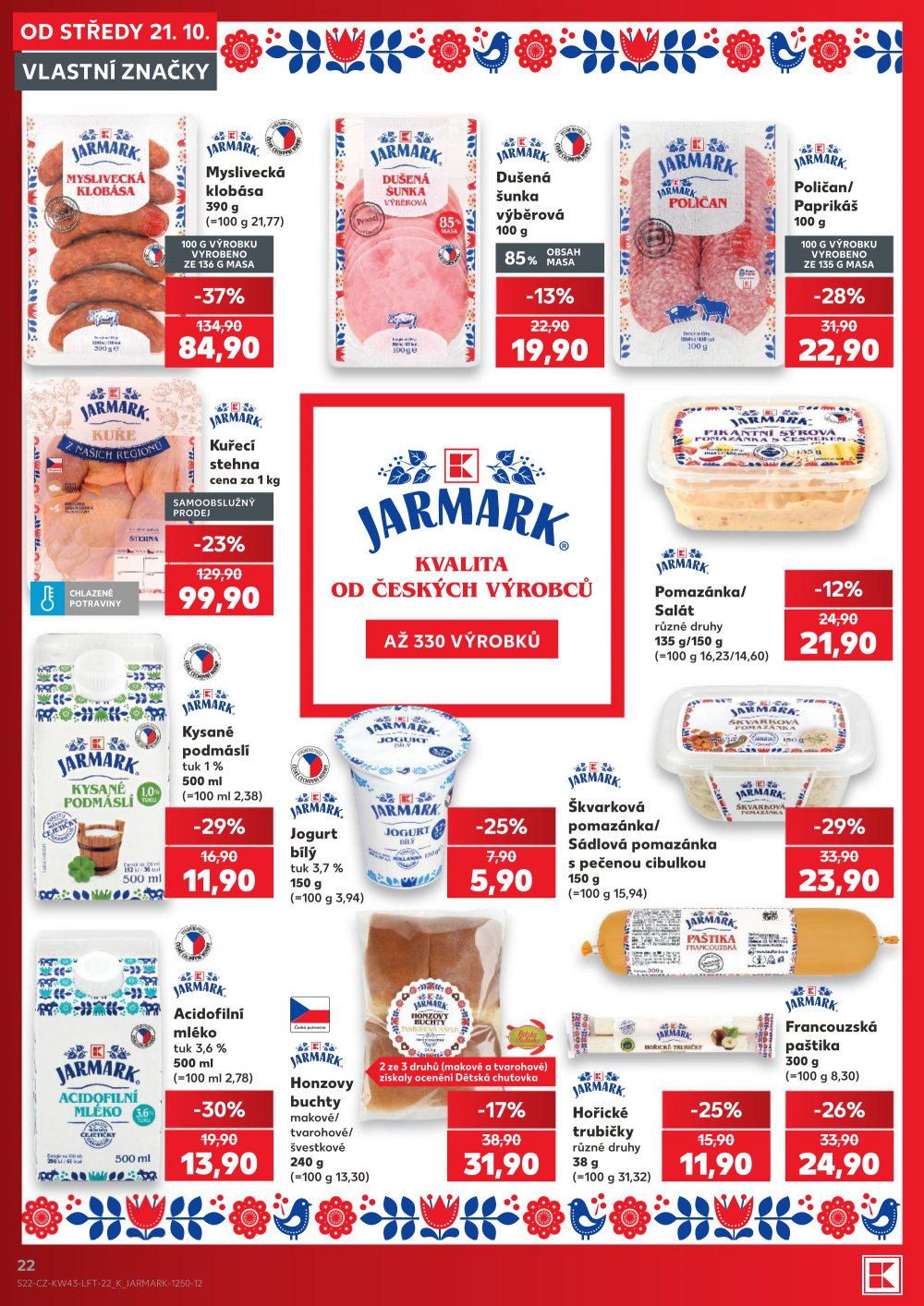 Leták Kaufland leták Praha 8 - Libeň - strana 22