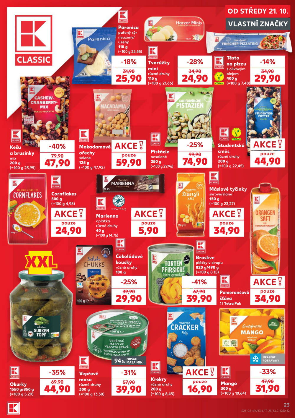 Leták Kaufland leták Praha 8 - Libeň - strana 23