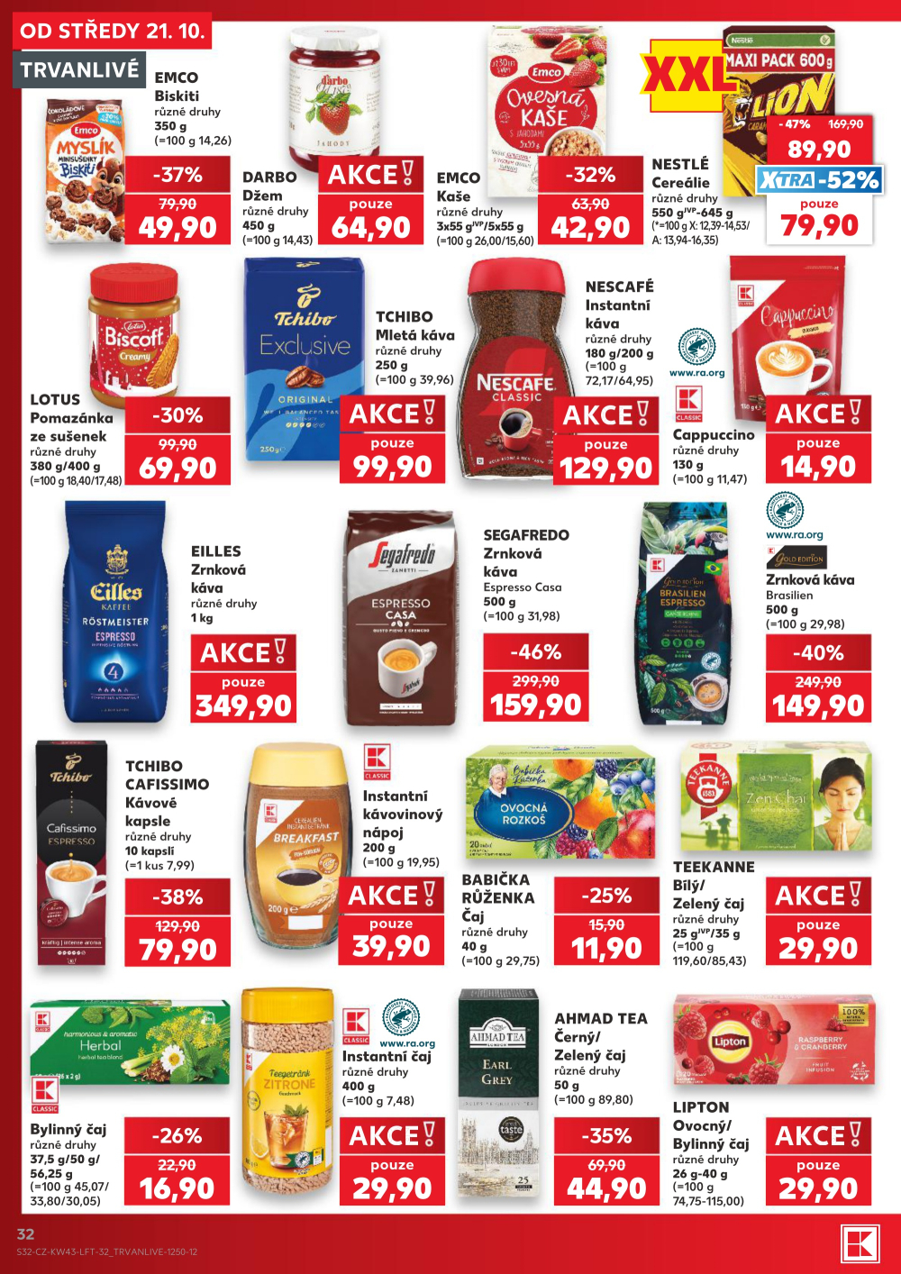 Leták Kaufland leták Praha 8 - Libeň - strana 32