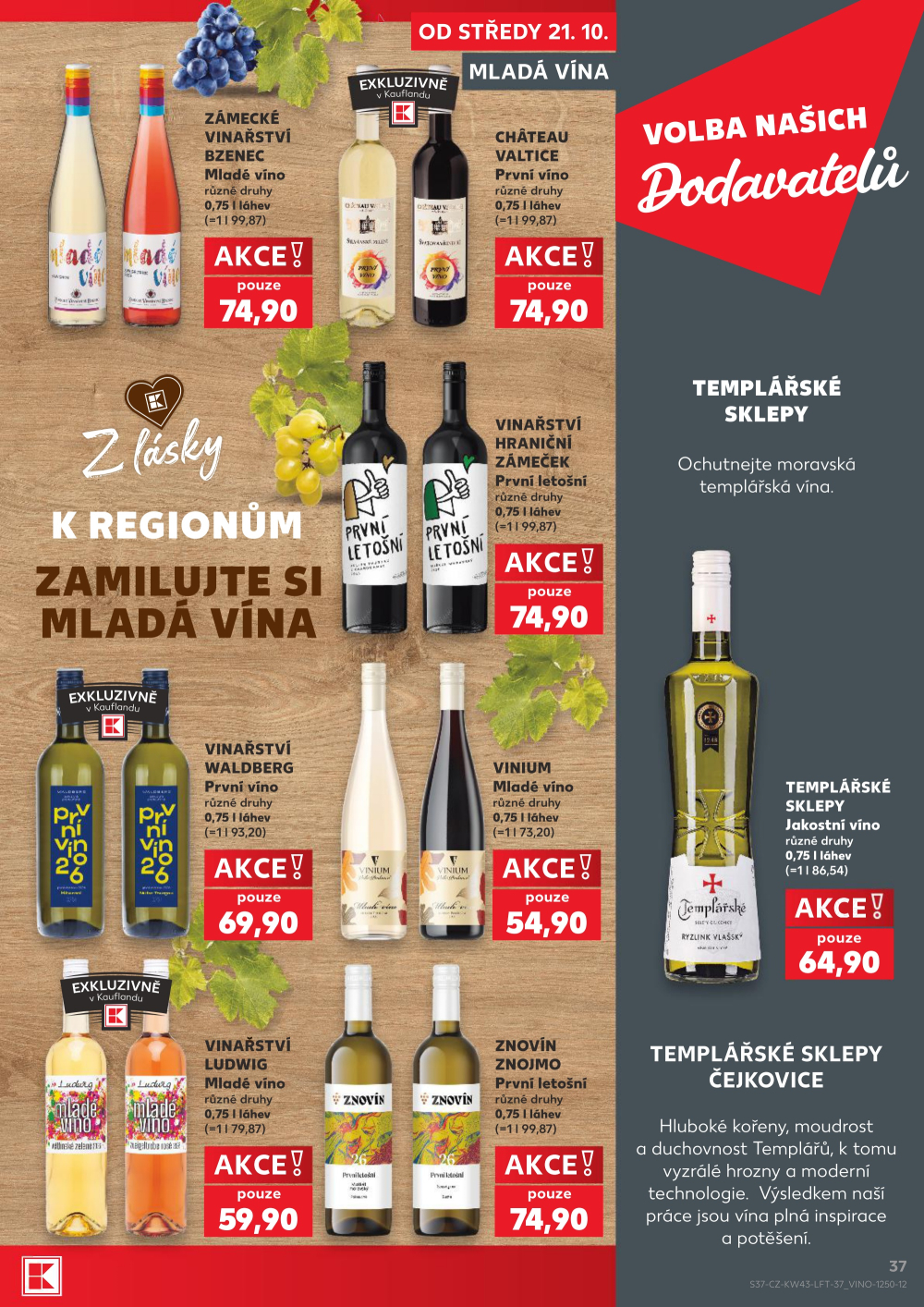 Leták Kaufland leták Praha 8 - Libeň - strana 37