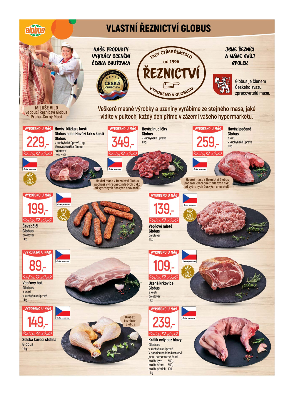 Leták Globus leták Praha - Černý Most - strana 5