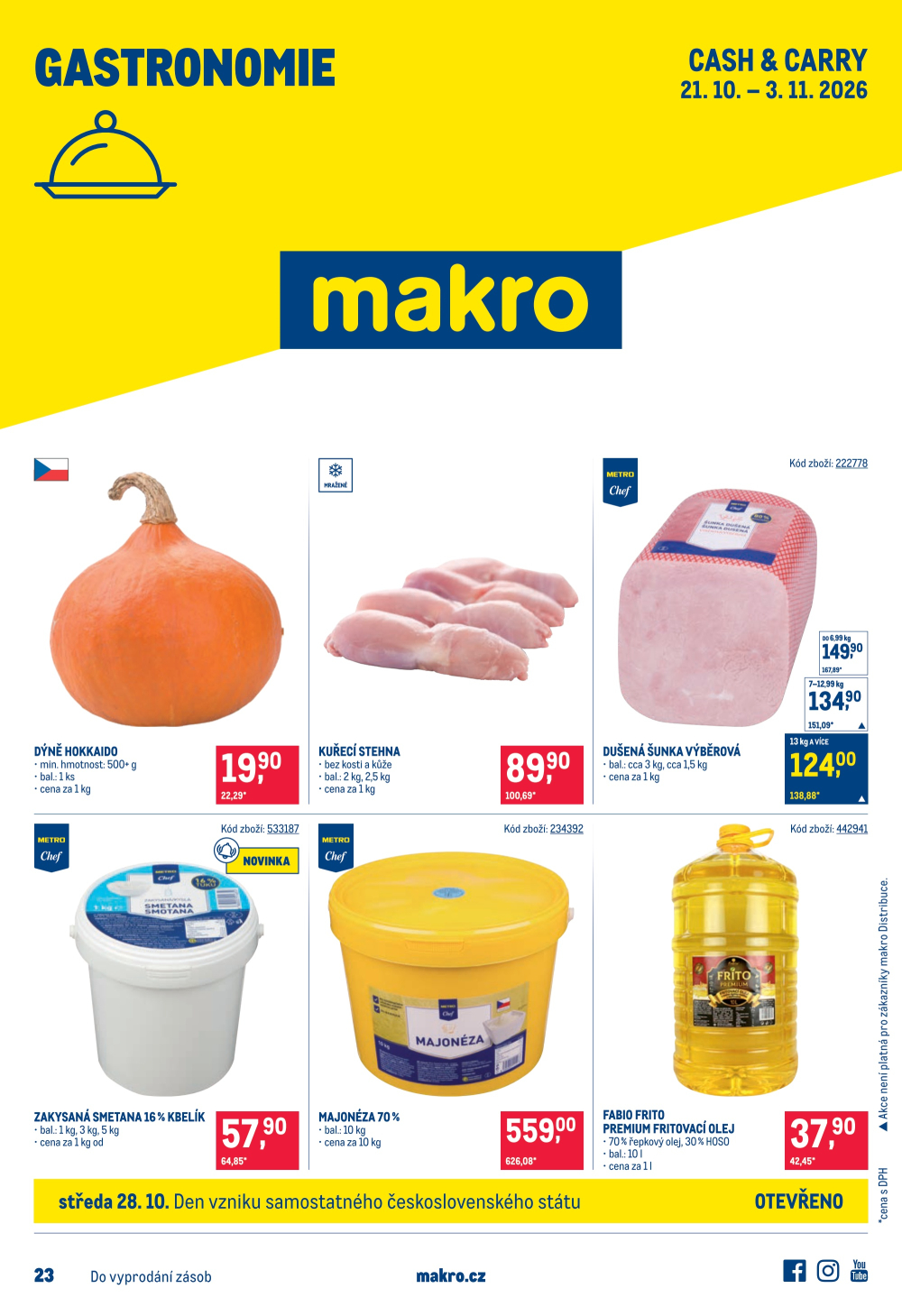 Leták Makro leták - Gastronomie - strana 1