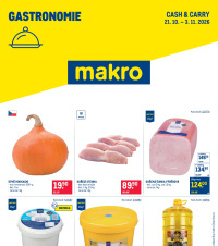 Akční leták Makro  - Gastronomie