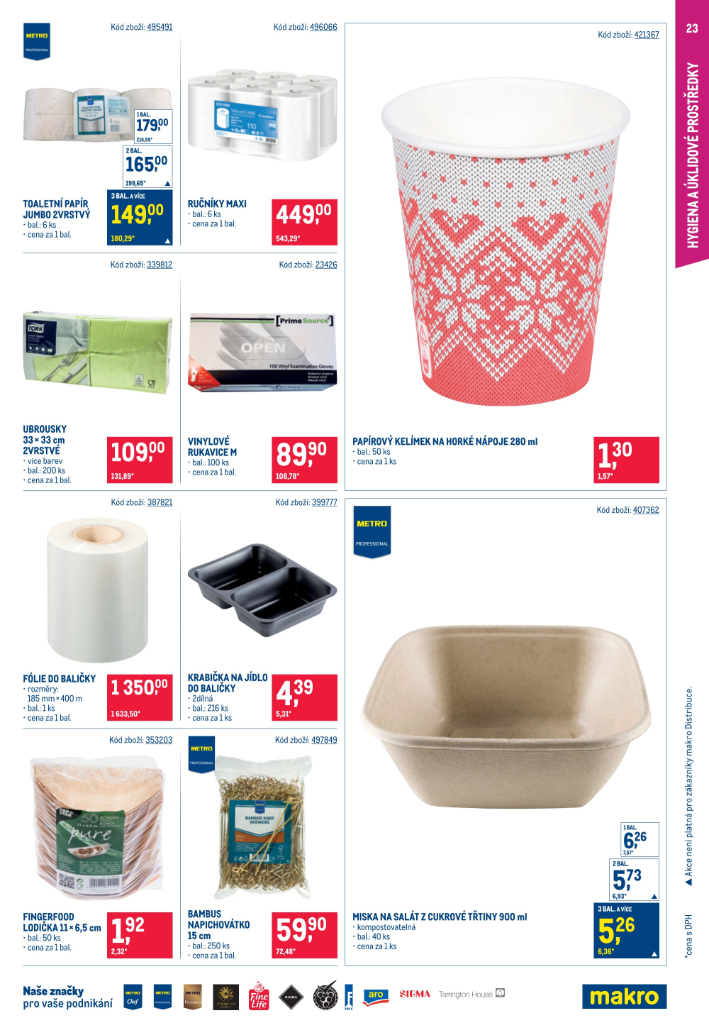 Leták Makro leták - Gastronomie - strana 23