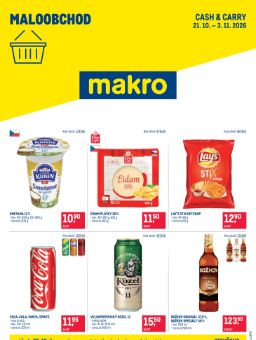 Makro leták - Maloobchod